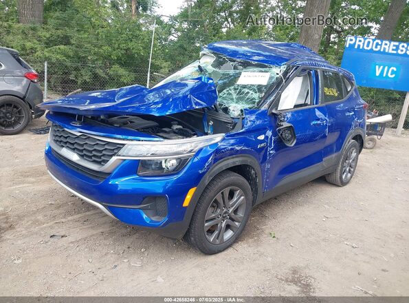 KNDEPCAA1M7093943 2021 KIA SELTOS Blue 