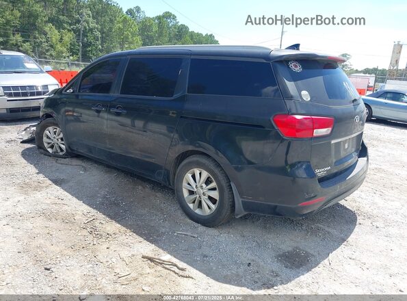 KNDMB5C17G6212995 2016 KIA SEDONA Black უკანა მარცხენა