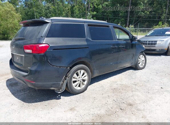 KNDMB5C17G6212995 2016 KIA SEDONA Black უკანა მარჯვენა
