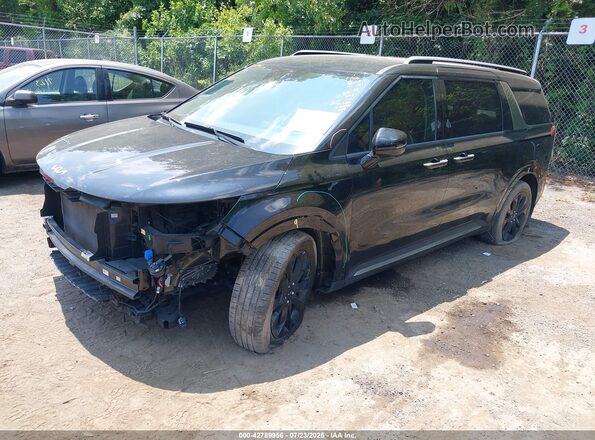 KNDNE5H33P6267000 2023 KIA CARNIVAL MPV Черный Передняя левая четверть