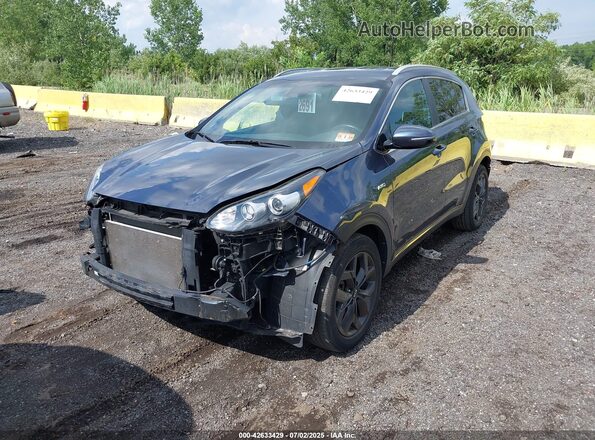 KNDP6CACXM7906127 2021 KIA SPORTAGE Dark Blue Front left