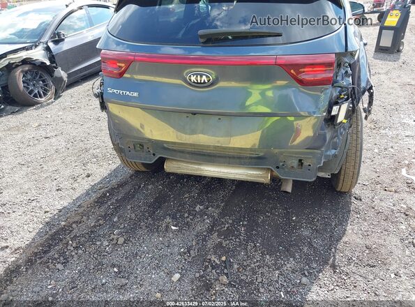 KNDP6CACXM7906127 2021 KIA SPORTAGE Dark Blue 