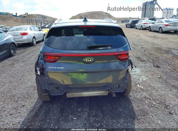 KNDP6CACXM7906127 2021 KIA SPORTAGE Dark Blue 