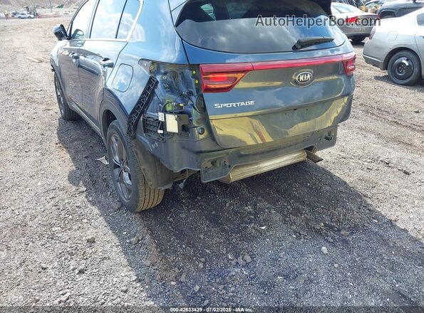 KNDP6CACXM7906127 2021 KIA SPORTAGE Dark Blue 