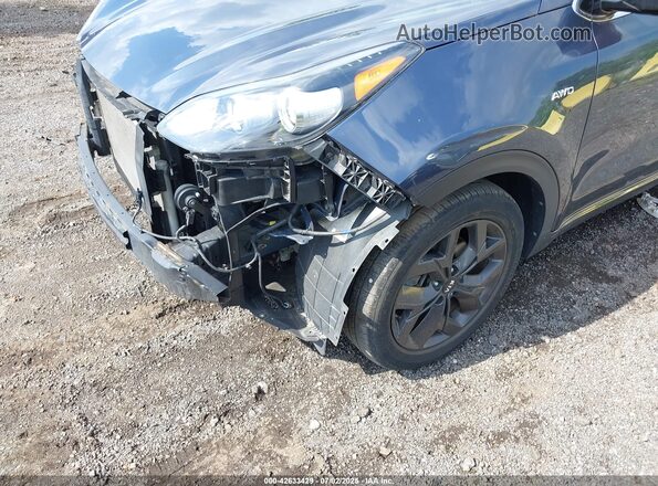 KNDP6CACXM7906127 2021 KIA SPORTAGE Dark Blue 