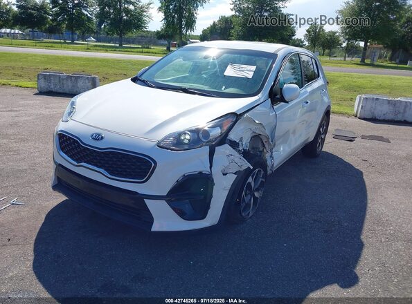KNDPM3AC9M7912832 2021 KIA SPORTAGE White Առջևի ձախ երեք քառորդ տեսարան