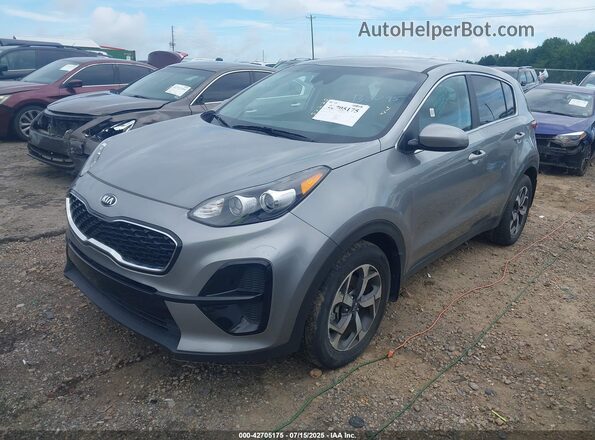 KNDPM3ACXM7938095 2021 KIA SPORTAGE Gray Vista tres cuartos delantera izquierda