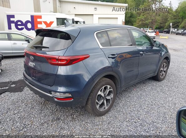 KNDPMCAC1M7899087 2021 KIA SPORTAGE Gray Trasero derecho