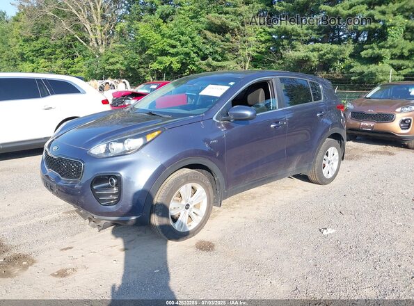 KNDPMCACXJ7489822 2018 KIA SPORTAGE Blue Передня ліва чверть