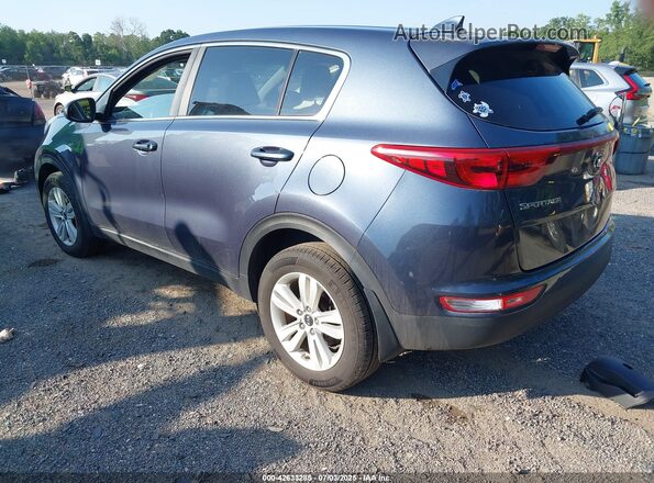 KNDPMCACXJ7489822 2018 KIA SPORTAGE Blue Задня ліва чверть