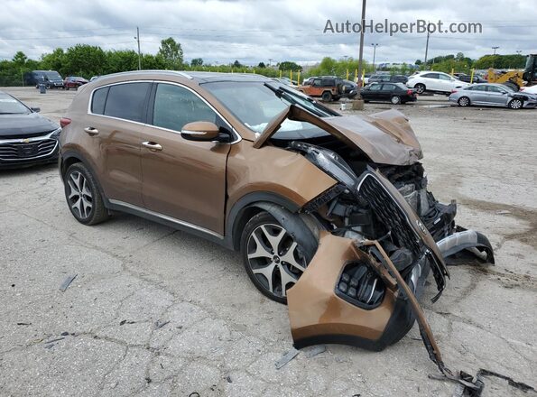 KNDPR3A68H7248296 2017 KIA SPORTAGE Tan Front right