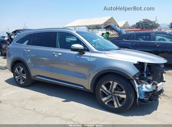 KNDRHDLG3N5117016 2022 KIA SORENTO HYBRID Gray 