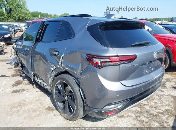 LRBFZNR40ND072592 2022 BUICK ENVISION Silver უკანა მარცხენა