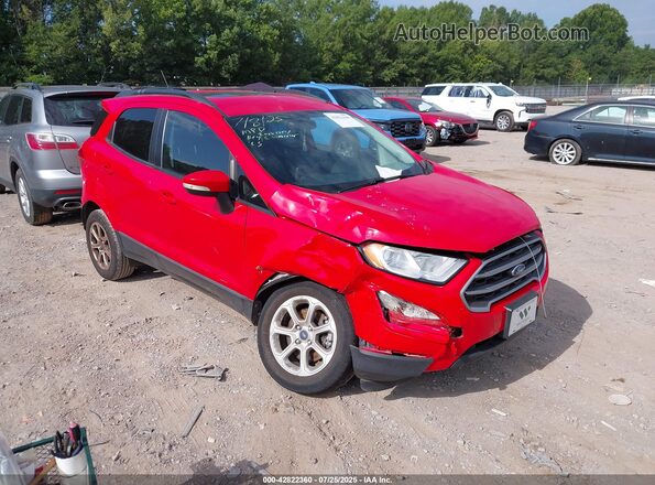 MAJ3P1TE6JC206502 2018 FORD ECOSPORT Red Front view