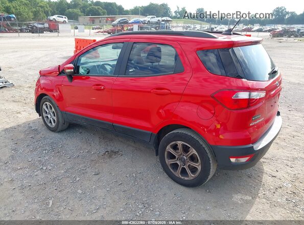 MAJ3P1TE6JC206502 2018 FORD ECOSPORT Red Rear left