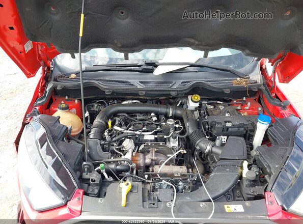 MAJ3P1TE6JC206502 2018 FORD ECOSPORT Red Rear view