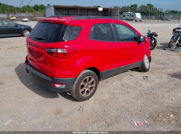 MAJ3P1TE6JC206502 2018 FORD ECOSPORT Red Rear right