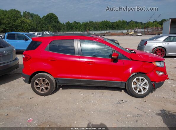 MAJ3P1TE6JC206502 2018 FORD ECOSPORT Red Rear interior view