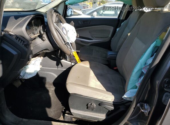 MAJ3S2FE9MC444803 2021 FORD ECOSPORT Gray Widok wnętrza z przodu