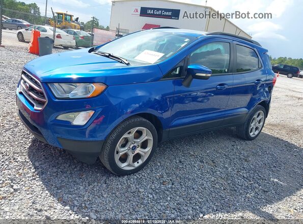 MAJ3S2GE6MC450072 2021 FORD ECOSPORT Blue Vista tres cuartos delantera izquierda