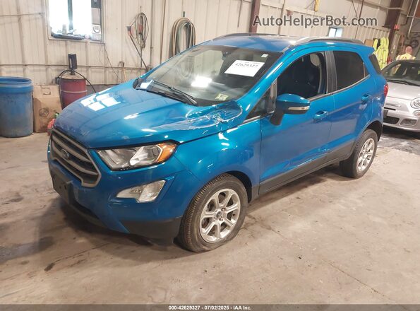 MAJ6S3GL8LC317863 2020 FORD ECOSPORT Blue Przód lewy