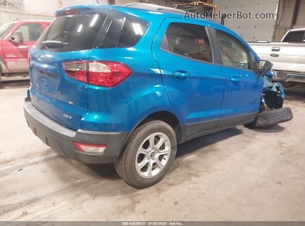 MAJ6S3GL8LC317863 2020 FORD ECOSPORT Blue Tył prawy