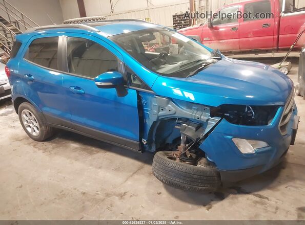 MAJ6S3GL8LC317863 2020 FORD ECOSPORT Blue Widok wnętrza 360 stopni