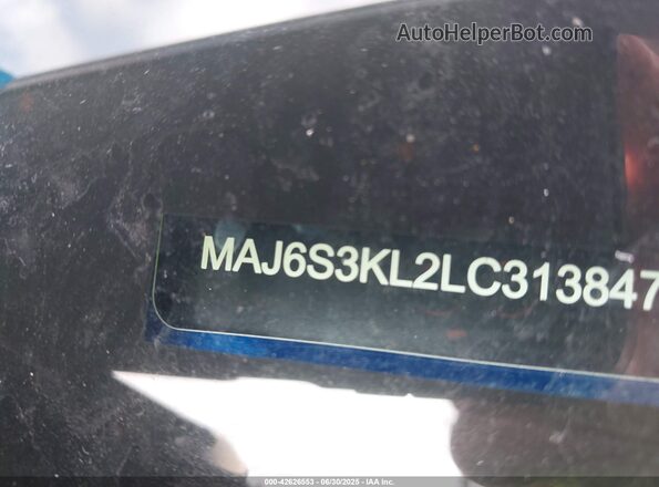 MAJ6S3KL2LC313847 2020 FORD ECOSPORT Blue Вид підкапотного простору