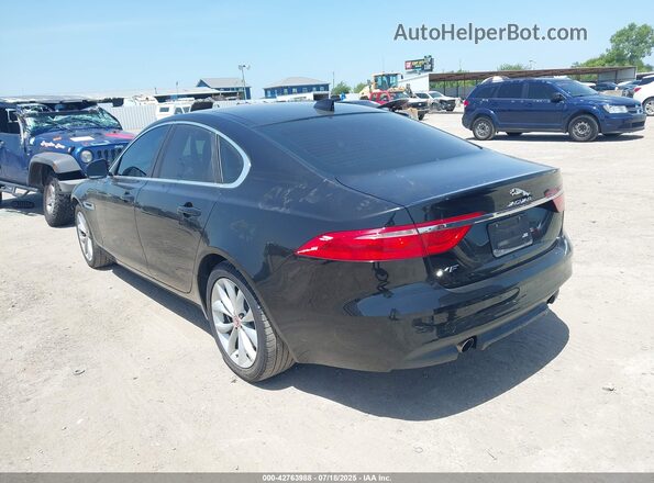 SAJBD4FX1JCY56501 2018 JAGUAR XF Black Trasero izquierdo