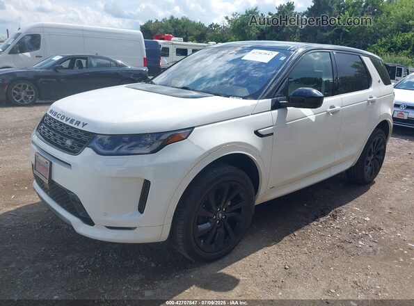 SALCL2FX2MH887329 2021 LAND ROVER DISCOVERY SPORT White წინა მარცხენა ხედი სამი მეოთხედიდან