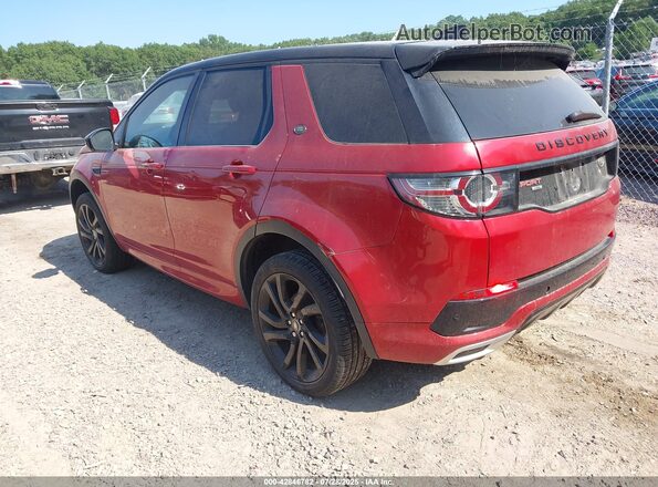 SALCR2SX5JH776080 2018 LAND ROVER DISCOVERY SPORT Red Trasero izquierdo