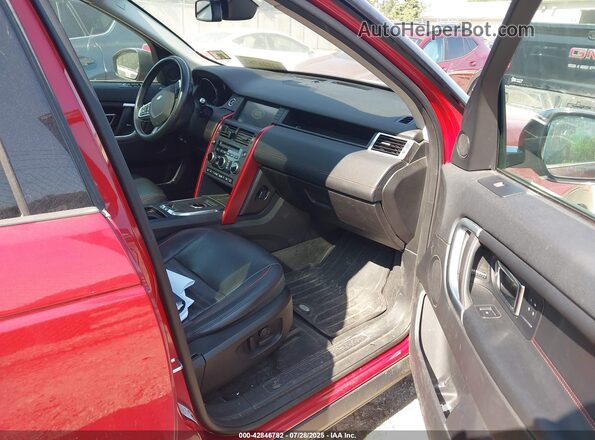 SALCR2SX5JH776080 2018 LAND ROVER DISCOVERY SPORT Red Vista interior delantera