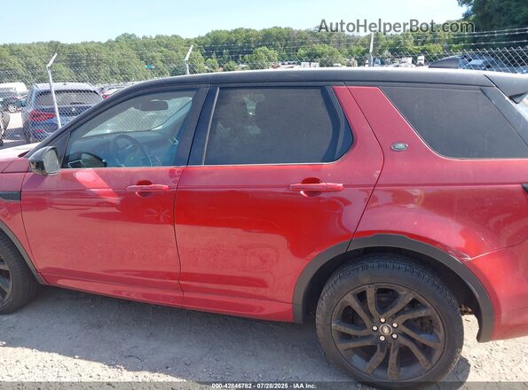 SALCR2SX5JH776080 2018 LAND ROVER DISCOVERY SPORT Red Vista interior trasera