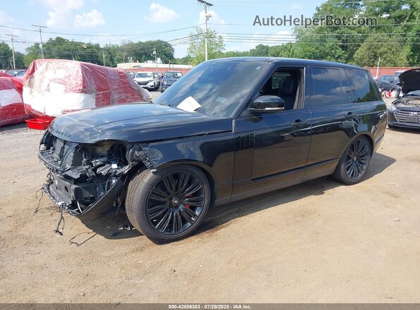 SALGS2RE0JA505236 2018 LAND ROVER RANGE ROVER Black Առջևի ձախ երեք քառորդ տեսարան