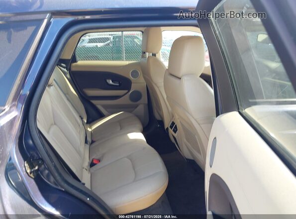 SALVP2BG7HH211452 2017 LAND ROVER RANGE ROVER EVOQUE Blue Vista de la etiqueta del VIN