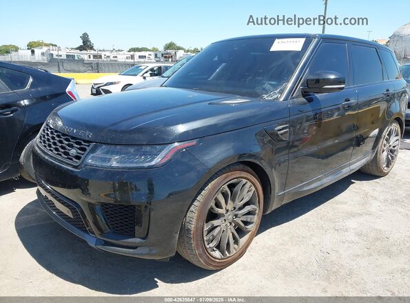 SALWR2SUXNA207369 2022 LAND ROVER RANGE ROVER SPORT Black Передня ліва чверть