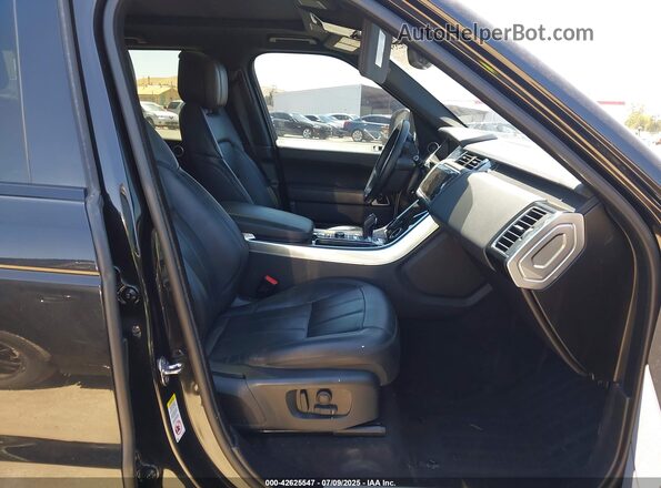 SALWR2SUXNA207369 2022 LAND ROVER RANGE ROVER SPORT Black Вид салону спереду