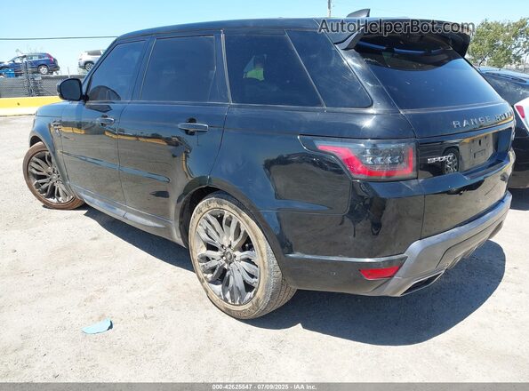 SALWR2SUXNA207369 2022 LAND ROVER RANGE ROVER SPORT Black Задня ліва чверть