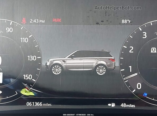 SALWR2SUXNA207369 2022 LAND ROVER RANGE ROVER SPORT Black 