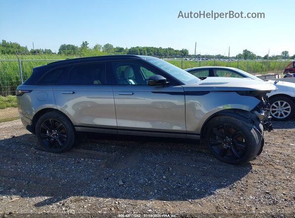 SALYT2EX7NA344091 2022 LAND ROVER RANGE ROVER VELAR Gray Vista interior trasera