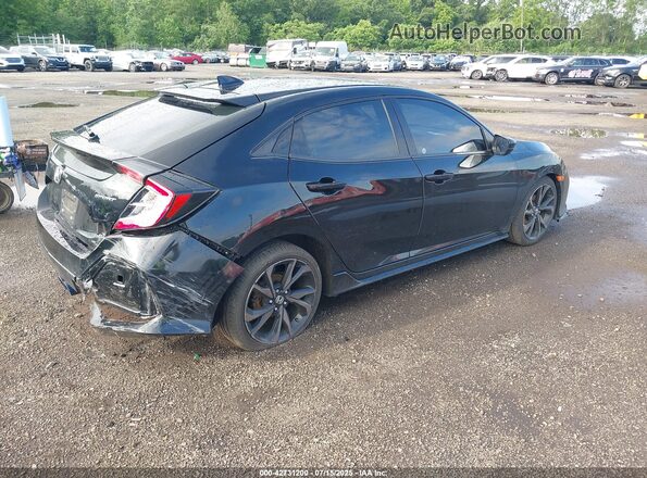 SHHFK7H43KU413621 2019 HONDA CIVIC Черный Задняя правая четверть