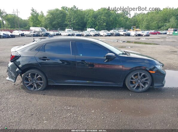SHHFK7H43KU413621 2019 HONDA CIVIC Черный Вид задней части салона