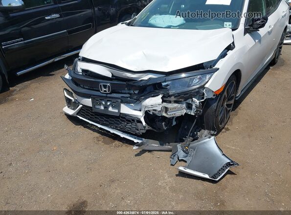 SHHFK7H43MU404016 2021 HONDA CIVIC White Դիմացի տեսք