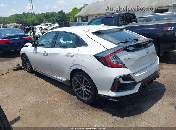 SHHFK7H43MU404016 2021 HONDA CIVIC White Հետևի ձախ