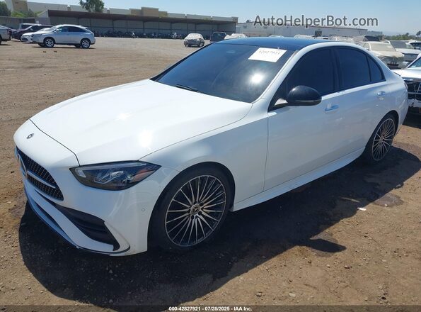 W1KAF4GB9PR078497 2023 MERCEDES-BENZ C-CLASS White Vista tres cuartos delantera izquierda
