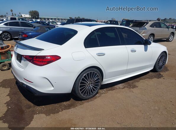 W1KAF4GB9PR078497 2023 MERCEDES-BENZ C-CLASS White Trasero derecho
