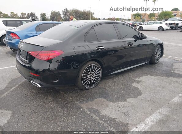 W1KAF4GB9PR128914 2023 MERCEDES-BENZ C-CLASS Black Հետևի աջ