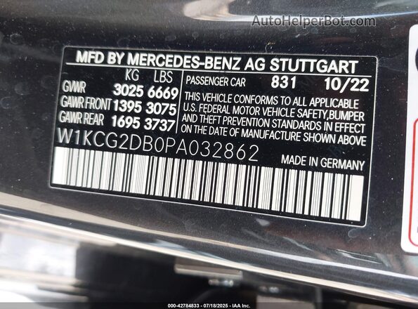 W1KCG2DB0PA032862 2023 MERCEDES-BENZ EQS 450+ Gray Widok komory silnika