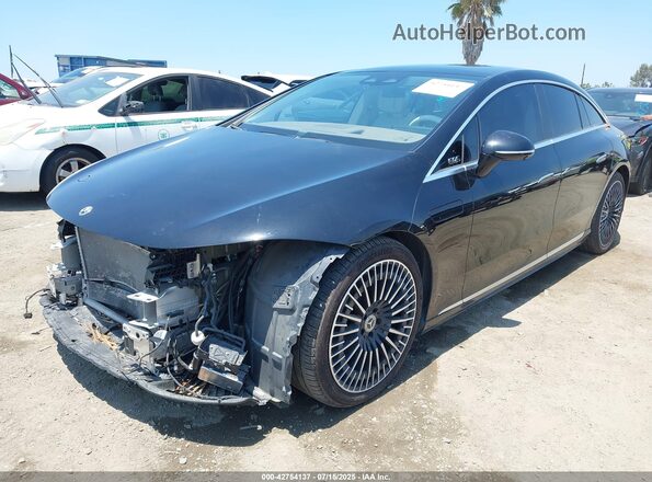 W1KCG2DB0PA032876 2023 MERCEDES-BENZ EQS 450+ Black Vista tres cuartos delantera izquierda