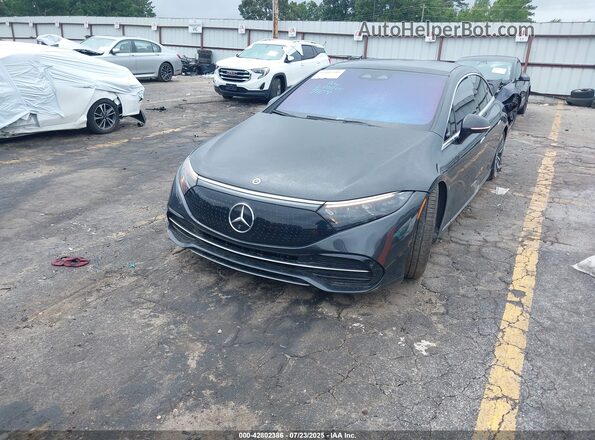 W1KCG2DB8NA017104 2022 MERCEDES-BENZ EQS SEDAN Gray წინა მარცხენა ხედი სამი მეოთხედიდან